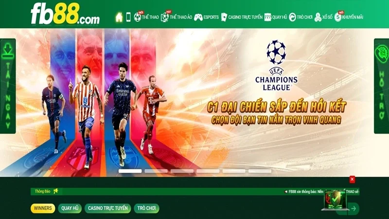 Sân chơi uy tín tại châu Á